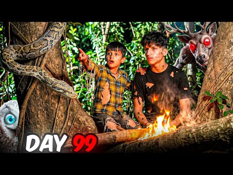 Finally I Survived 99 Nights In The Forest With Kunali😨