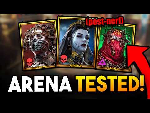 VENALICIA and GASPARD (and POST-NERF MARIA) Arena Showcases!! | RAID: Shadow Legends