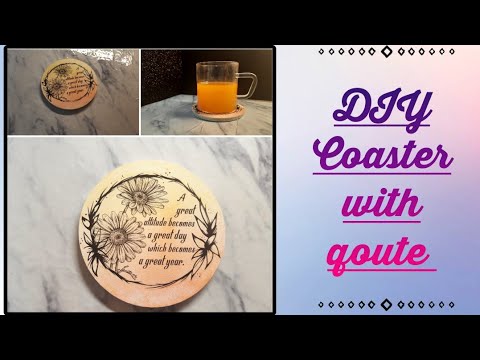 DIY Coaster with Quote | Handmade Coaster | Gift Idea | DIY with Avishi