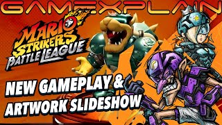 NEW Mario Strikers Battle League Gameplay & Artwork Showcase (Website - JP)