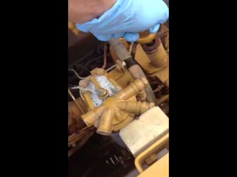 6-20-13 thurs cat 320c fuel filter change part 2