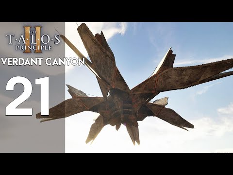 The Talos Principle 2 Platinum Trophy Gameplay Walkthrough Part 21 - Verdant Canyon Puzzle