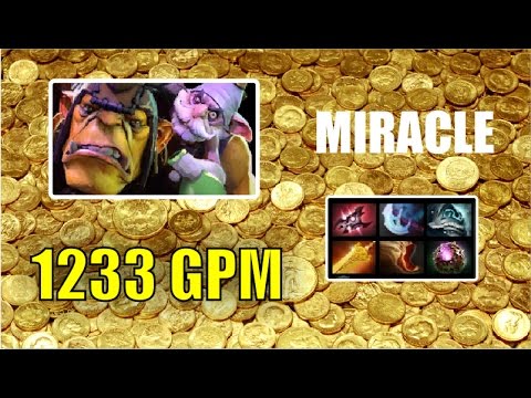 GOLD DIGGER - MIRACLE 1233 GPM | ALCHEMIST | EPIC GAMEPLAY | DOTA 2