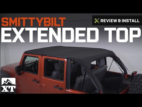 Jeep Wrangler Smittybilt Extended Top (2010-2018 JK 4 Door) Review & Install