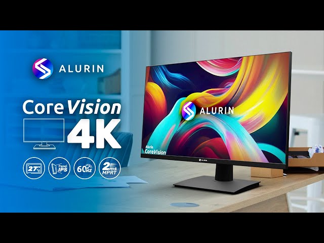 Alurin CoreVision 27 4K 27" LED IPS UltraHD 4K FreeSync video