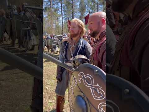 Just run at them yelling right? #medieval #vikings #larp #dnd #fantasy #armor #norse #knight