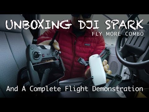 DJI Spark Unboxing & Flight Demo (Fly More Combo)