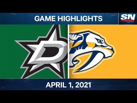 NHL Game Highlights | Stars vs. Predators – Apr. 01, 2021