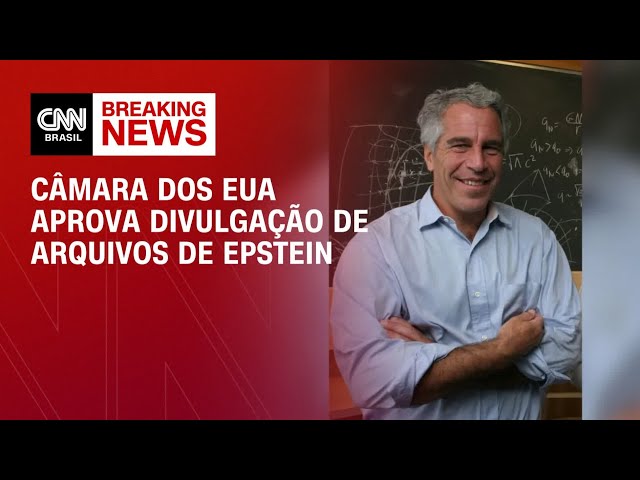 Câmara dos EUA aprova projeto que obriga liberação dos arquivos de Epstein | CNN 360º