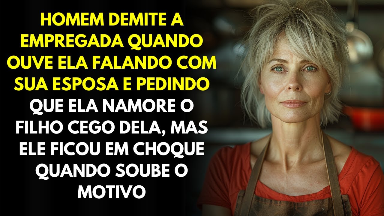 Homem Demite Empregada Ao Ouvir Ela Falando Com Sua Esposa Para Que Ela Namore o Filho Cego Dela