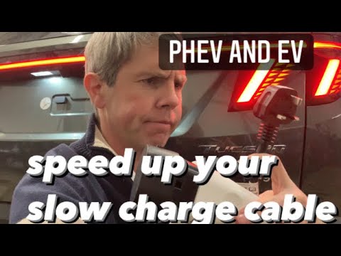 Speed up your slow charger (granny cable) on a PHEV and EV #ev #phev #charging