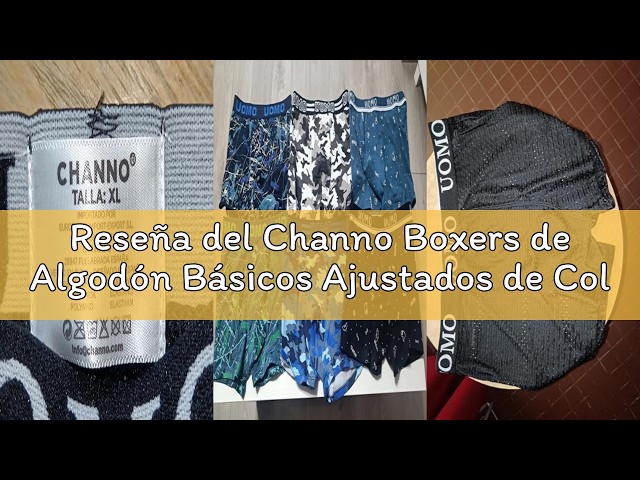 Vídeo relacionado con Channo Calzoncillos Boxer de Hombre Licra sin Costuras Seamless Lisos Color Uniforme (Pack D, M)