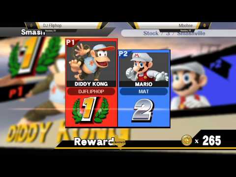 TXS2015 - DJ Fliphop (Diddy) vs Mbohne (Mario) SSB4 Top 8 / Smash for Wii U