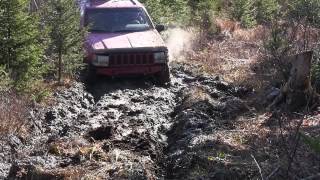 preview picture of video 'JEEPING - 2 TJ's and a STOCK ZJ (Part 3 GET YER MUD ON!)'