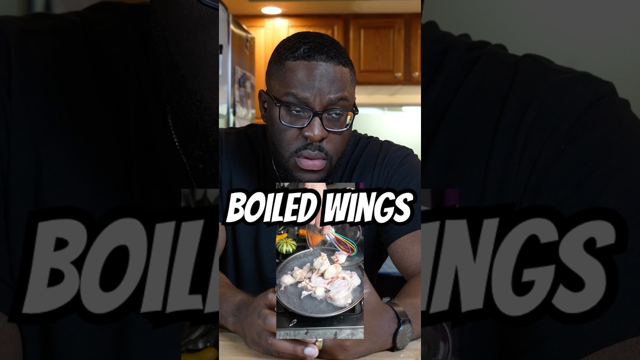 Boiled Wings are gonna make my A$$ itch 😡 #foodreview #recipe #foodie