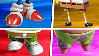 Sonic The Hedgehog Movie Choose Your Favourite Shoes (Sonic, SpongeBob, Gummybear Patrick)