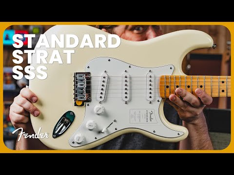 Fender Standard Series Stratocaster (SSS) Electric Guitar Demo