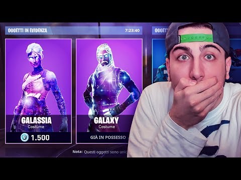 ARRIVA la Skin GALAXY nello SHOP! *TUTTO IL SET* Fortnite ITA!