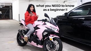 MOTORCYCLES 101: for the girls (and guys but mainl