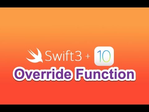 &#x202a;22- Swift 4 || Override Function&#x202c;&rlm;