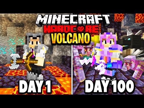 Guilty - I Survived 100 Days in a VOLCANO in HARDCORE Minecraft...