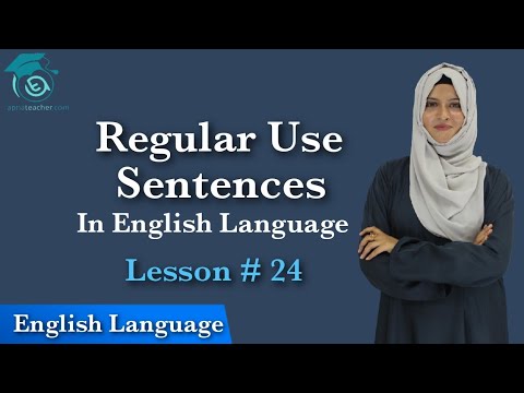 Regular use Sentences | English Language