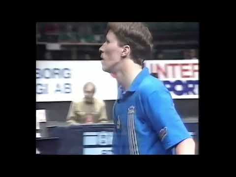 Jan-Ove Waldner vs Mazunov, WC Tabletennis 1993