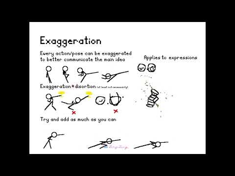 Exaggeration - The 12 Principles of Animation #animation