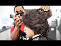 FULL LENGTH HAIRCUT TUTORIAL TRANSFORMATION