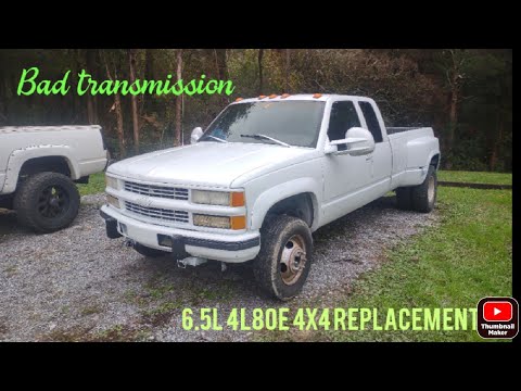 6.5L 4L80e transmission replacement