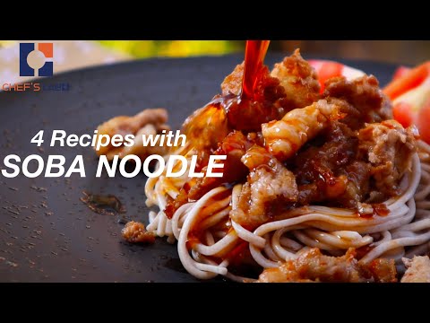 Soba Noodle Recipe 4 ways / 蕎麦レシピ 4種