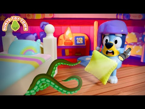BLUEY Who Is Under The Bed | Pretend Play with Bluey Toys