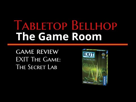 EXIT The Game The Secret Lab - A board game review of this escape room in a box from Thames & Kosmos