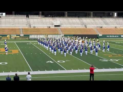 Brownsboro High School band UIL State Military Prelims 2024