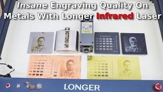 Insane Engraving Quality On Metals With Longer 2W Infrared Laser