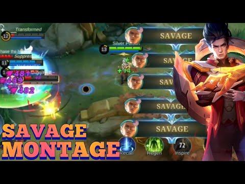 SAVAGE MONTAGE | NATAN & JULIAN & MOSKOV INSANE SAVAGE | MOBILE LEGENDS SAVAGE | MLBB