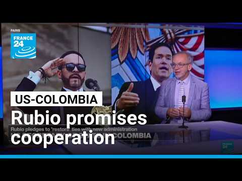 US Rubio pledges to 'restore' ties with Colombia's new, Trump-friendly leader