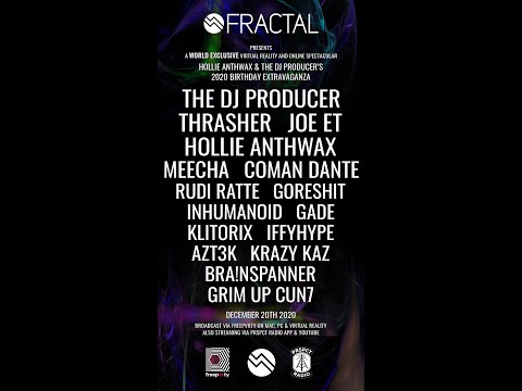 THE DJ PRODUCER FOR FRACTAL LIVESTREAM - 20.12.20