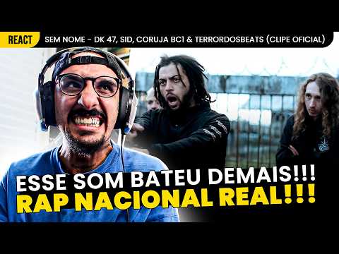 ABSURD!!! "NO NAME" - DK47, SID AND TERRORDOSBEATS FT. CORUJA BC1 [REACTION]