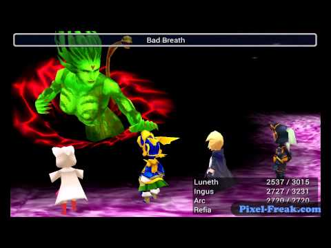 Final Fantasy 3 Walkthrough - Android Ouya iOS DS - Part 38 - Final Boss: Cloud of Darkness