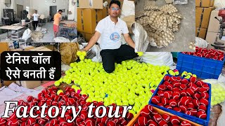 tennis ball kaise banate hain | How Tennis Balls are Made | Manufacturing| Tennis Ball Processing