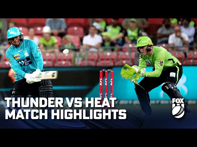 Sydney Thunder vs Brisbane Heat – Match Highlights | 27/01/23 | Fox Cricket