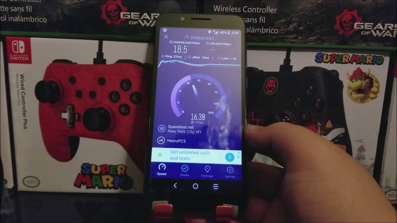 Metro by T-Mobile Alcatel 1X Evolve 4G LTE SpeedTest