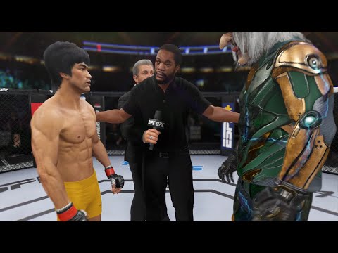 Bruce Lee vs. Cyber Witch - EA Sports UFC 4 - Dragon Fights 🔥🐲