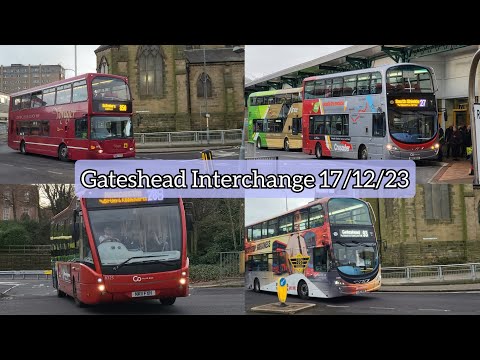 Buses at Gateshead Interchange | 17/12/23
