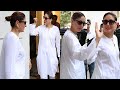 Ohh No Sabkuch Visible Kareena Kapoor In White Transparent Kurti Snapped By Media