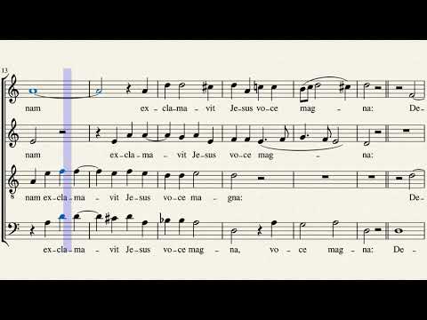 Tenebrae Factae Sunt - Tomas Luis de Victoria - SATB - Choral - Music sheet  - Tutorial - Bass.
