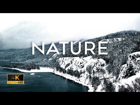 Siberia winter 4K | Scenic Relaxation Film with Peaceful Relaxing Music and Nature Video Ultra HD
