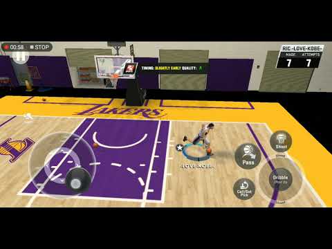 Nba2k20 my career practice game