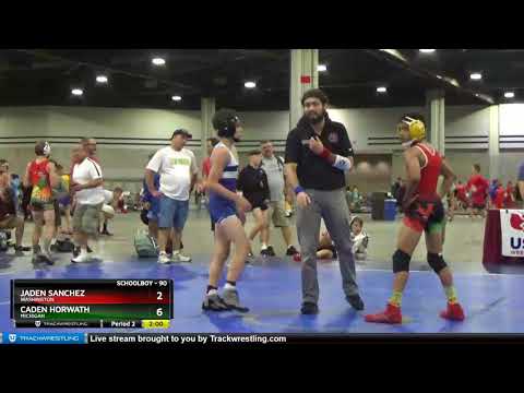 Schoolboy 90 Jaden Sanchez Washington Vs Caden Horwath Michigan
